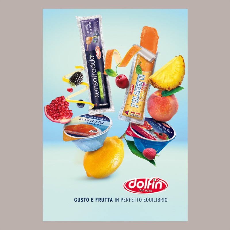 Sorbetto Gusto Limone di Sicilia Senso Freddo Pronta da Gelare DOLFIN 12 x 100 Ml (6 astucci da 2) [82244fab]