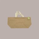 5 Pz Borsa di Juta Naturale Adatta per Realizzare Confezioni Regalo 62x20x27 cm [2348614a]