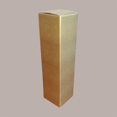 Scatola Astuccio Porta 1 Bottiglia Magnum da 1,5 Lt in Cartoncino grafica Skin Oro 110x110H390mm 10 Pezzi [2482365a]