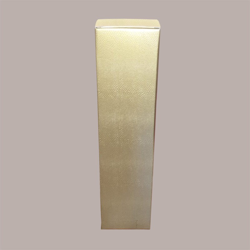 10 Pz Scatola Astuccio Porta 1 Bottiglia Magnum da 1,5 Lt in Cartoncino grafica Skin Oro 110x110H390mm [fda47557]