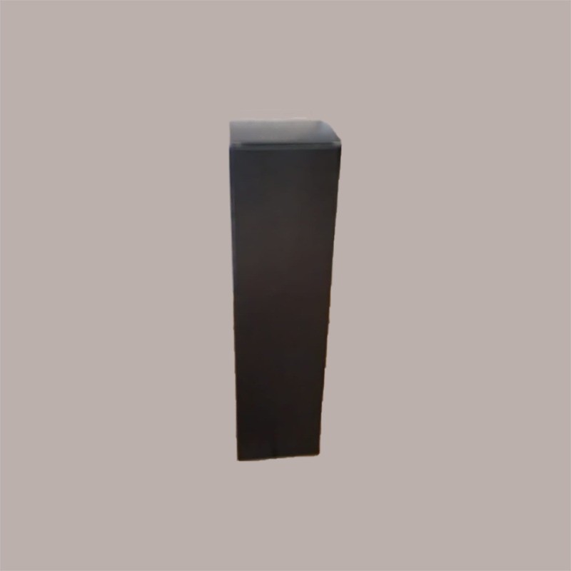Scatola Astuccio Porta 1 Bottiglia Magnum da 1,5 Lt in Cartoncino Nero effetto pelle 115x115H430mm 10 Pezzi [a9d36fed]