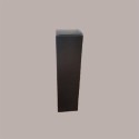 Scatola Astuccio Porta 1 Bottiglia Magnum da 1,5 Lt in Cartoncino Nero effetto pelle 115x115H430mm 10 Pezzi [a9d36fed]