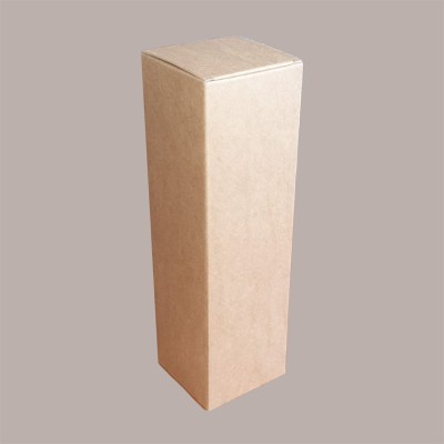 Scatola Astuccio Porta 1 Bottiglia Magnum da 1,5 Lt in Cartoncino Avana liscio 115x115H430mm 10 Pezzi [b99a5497]