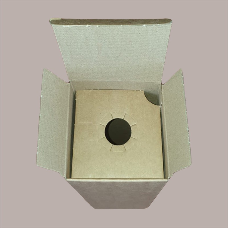 Scatola Astuccio Porta 1 Bottiglia Magnum da 1,5 Lt in Cartoncino Avana liscio 115x115H430mm 10 Pezzi [d7a1d69e]