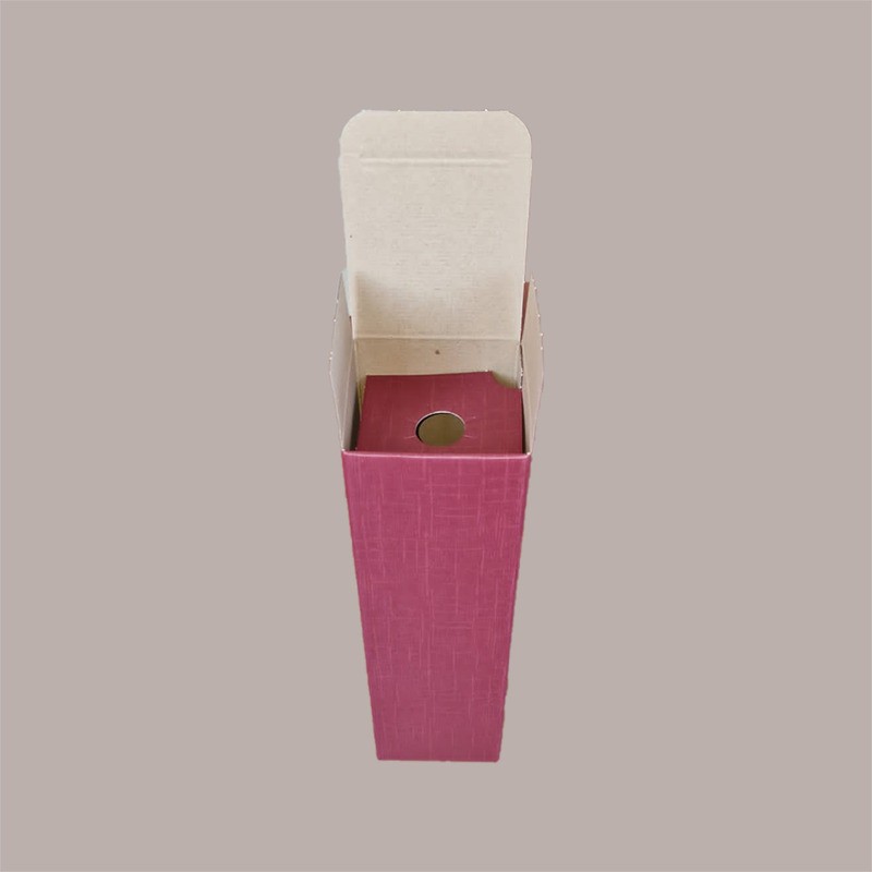 Scatola Astuccio Porta 1 Bottiglia Magnum da 1,5 Lt in Cartoncino grafica Seta Bordeaux 120x120H395mm 10 Pezzi [4daa0c80]