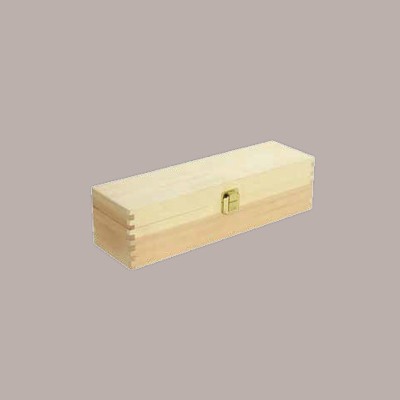 Scatola Porta 1 Bottiglia di Olio Vino da 750 Ml in Legno di Pino Cassetta Stesa  36x11H10cm [87bf70ea]