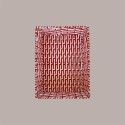 Cesto per Confezioni Natalizie anima metallo e rivestito in carta colore Bianco Rosso Rettangolare Medio 360x260H75mm [62cbc5da]