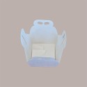 Scatola per Confezione Regalo Porta Panettone Alto da 1 Kg in Cartoncino Bianco grafica effetto pelle 200x200H180mm 1 [55bb93cf]
