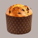 Scatola per Confezione Regalo Porta Panettone Alto da 1 Kg in Cartoncino Nero grafica Stelle Oro 200x200H180mm 10 pez [a5614f67]