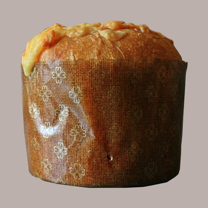 Scatola per Confezione Regalo Porta Panettone Alto da 1 Kg in Cartoncino Nero grafica Stelle Oro 200x200H180mm 10 pez [73b7c548]