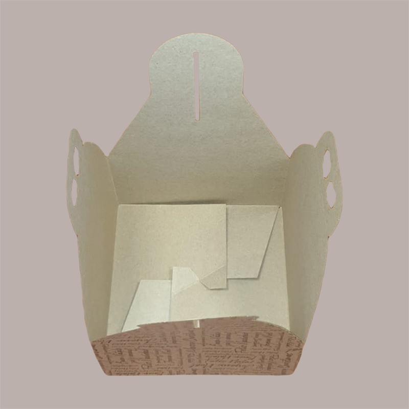 Scatola per Confezione Regalo Porta Panettone Basso da 1 Kg in Cartoncino Avana grafica Natale Words 245x245H130mm 10 [ad6a4c3e]