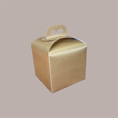 Scatola per Confezione Regalo Porta Panettone Alto da 1 Kg in Cartoncino grafica Skin Oro 200x200H180mm 10 pezzi [b7b8a0cc]