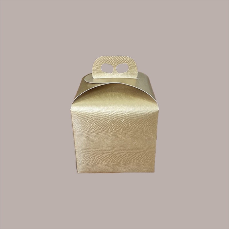 Scatola per Confezione Regalo Porta Panettone Alto da 1 Kg in Cartoncino grafica Skin Oro 200x200H180mm 10 pezzi [6e9ee3c1]