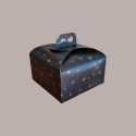 Scatola Porta Panettone Alto da 1 Kg in Cartoncino grafica Skin Oro 200x200H180mm 10 pezzi [05f526d6]
