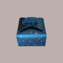 Scatola per Confezione Regalo Porta Panettone Basso da 1 Kg in Cartoncino Nero grafica Stelle 245x245H130mm 10 pezzi [fc66b304]