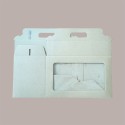 10 Pz Scatola per Confezione Regalo Valigetta Natale in Cartoncino Avana Liscio con Finestra 290x145H190mm [0f66c416]