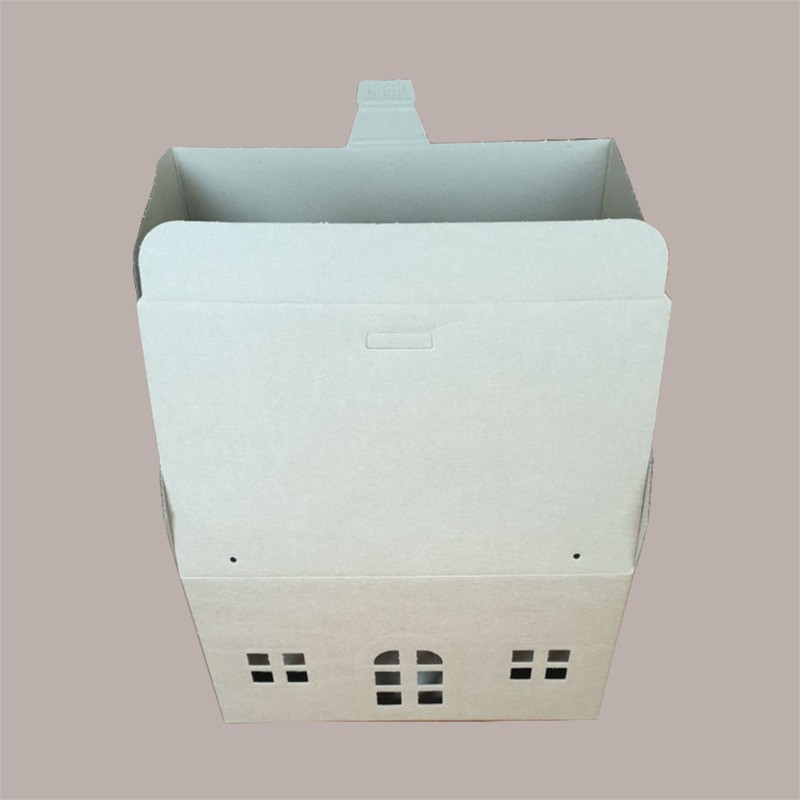 Casetta in Cartoncino Avana con Cordini 330x250H190mm 5 pezzi [c7fe8b60]