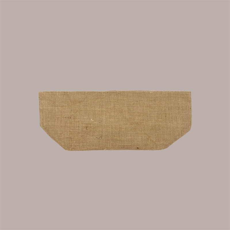 10 Pz Cestino Morbido di Juta e fodera in Cotone Naturale Ideale per Confezioni Enogastronomiche 28x18x18 cm [7dcca3f7]