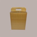Scatola per Confezione Regalo Natale Porta Panettone Bottiglia Valigetta Piccola Cartoncino grafica Skin Oro 280x200H [4d2c3f03]