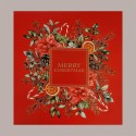 Scatola per Confezione Regalo Natale Porta Panettone Bottiglia Valigetta Grande Carta Rosso Merry Christmas 430x240H3 [947303a1]
