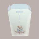 Scatola per Confezione Regalo Porta Panettone Bottiglia Valigetta Media Pasqua in Cartoncino Fiori Pesco 330x250H350m [d608e953]