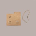 Casetta con Cordino in Cartoncino Avana Ideale per Confetti 80x80x75 mm 20 pezzi [0cb1668e]