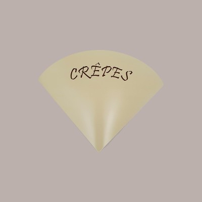 Porta Crepes in Cartoncino Politenato 1/4 Asporto Food 250 Pezzi [b515a9a2]