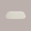 400 Pz VVassoio Cartone Alimentare Bianco Brio Eco Nr 3 Rettangolare Usa e Getta 16x23,5cm [ee83bd00]