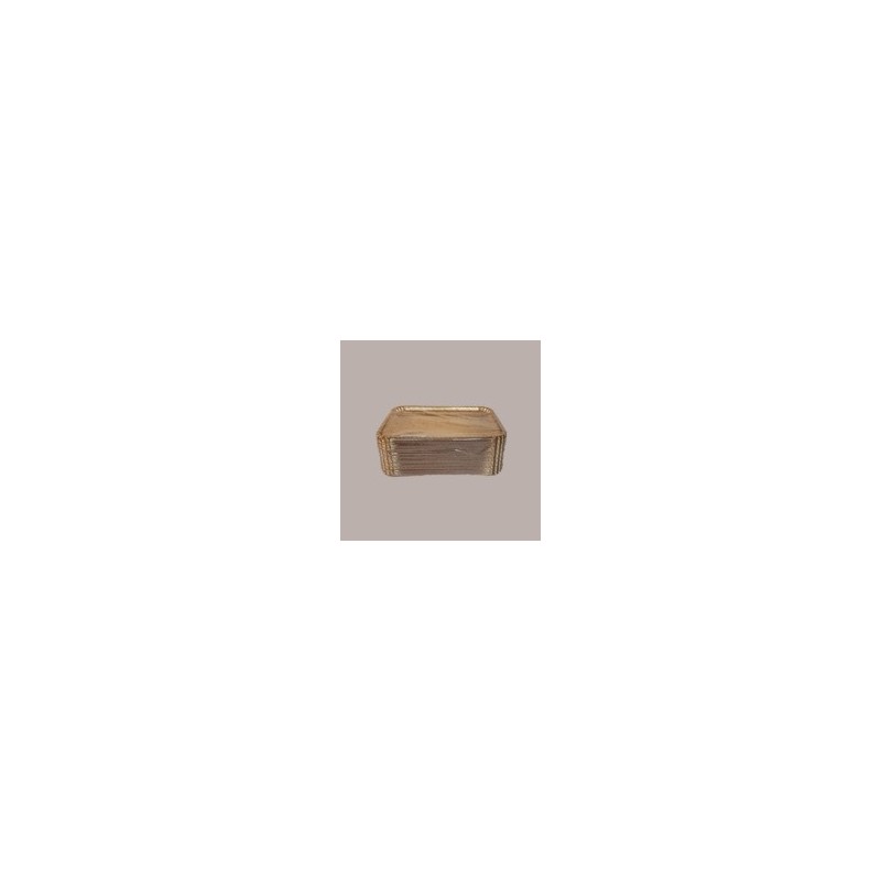 60 Pz Vassoio in Cartoncino Dorato Giotto Oro Nr 10 Rettangolare Usa e Getta 38x52 cm [f2bc5fce]