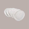 Sottofritti Ovali Carta Bianca Goffrati Antigrasso 17x25cm 500 pezzi [566fcc7c]