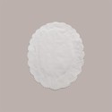 Sottofritti Ovali Carta Bianca Goffrati Antigrasso 17x25cm 500 pezzi [ebd28344]