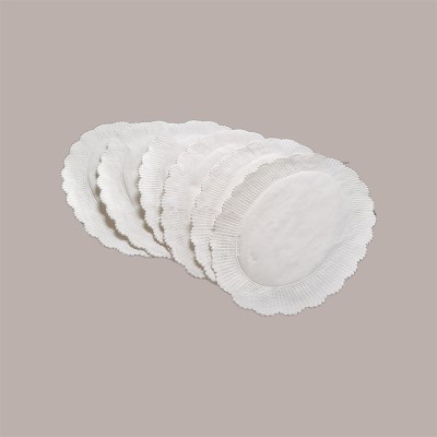 Sottofritti Ovali Carta Bianca Goffrati Antigrasso 22x33cm 500 pezzi [87aa9f59]
