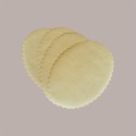 Sottofritti Ovali Carta Bianca Goffrati Antigrasso 26x38cm 500 pezzi [6e569e25]