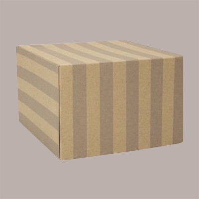 Scatola Porta Torta Gelato in Cartoncino grafica Gessato Cubetto Box 27x27H15cm 10 Pezzi [c2dc60b1]
