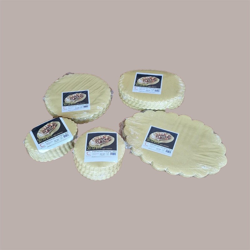 Sottofritti Ovali Carta Paglia Goffrati Antigrasso 33x48cm 150 pezzi [15aa40b4]