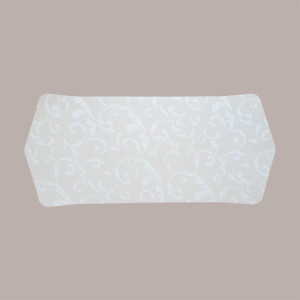 10 Pz Scatola Porta Paste Dolci in Cartoncino Avorio Damascato 33x24H6cm [792bcb6c]