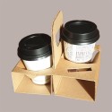 Porta Bicchieri in Carta 2 Fori per Cappuccino Caffè Asporto 100 pezzi [8dc964b8]