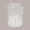 5 Pz Vaso Barattolo Pet Trasparente 1000 Ml + Coperchio Nero Lucido Ideale per Gelato [50cbe6ab]