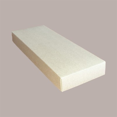 Scatola Porta Cioccolatini Dolce Cornice in Carta Avana Ecolife + Inserto Oro 9x27H3cm 10 pezzi [a24d3706]