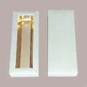 Scatola Porta Cioccolatini Dolce Cornice in Carta Avana Ecolife + Inserto Oro 9x27H3cm 10 pezzi [cc76b50f]