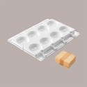 Set 2 Stampi GEL07 MR.FUNNY con 50 Stecchi in Legno per Gelato Smile Dm 83H22,5 mm [3520edf2]