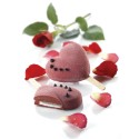 1 Pz Set 2 Stampi GEL03 HEART IC con 50 Stecchi in Legno per Gelato Forma Cuore 85x91H23 mm [501299e6]