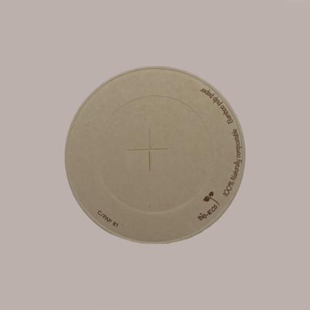 50 Pz Coperchio Carta Bio in Polpa di Bamboo Avana Foro Taglio Croce Dm 90 per BH35/42/55 [0f822fc6]