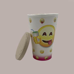 50 Pz Coperchio Carta Bio in Polpa di Bamboo Avana Foro Taglio Croce Dm 90 per BH35/42/55 [0b899196]
