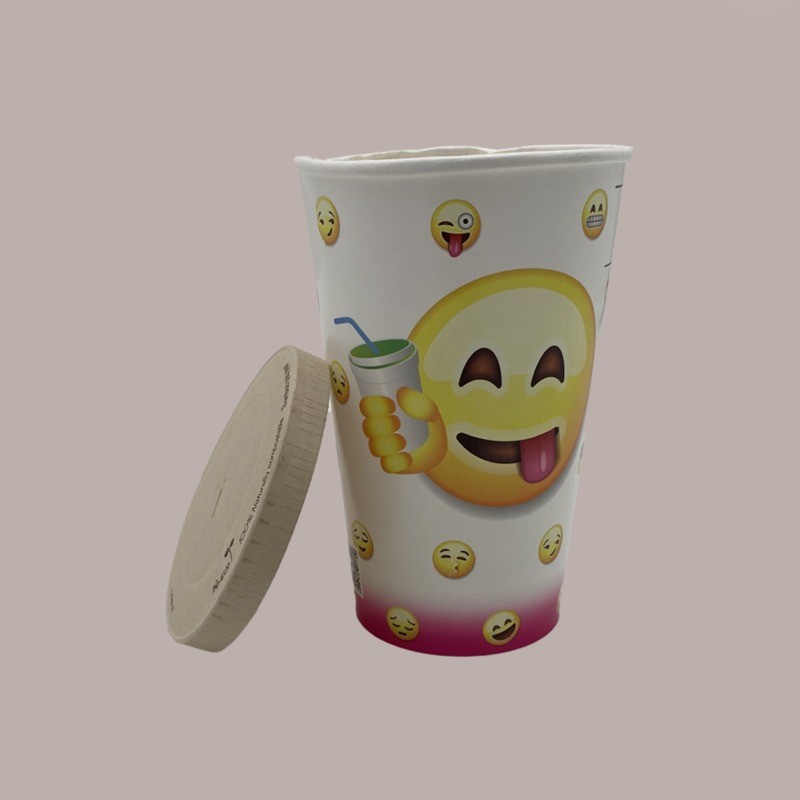 50 Pz Coperchio Carta Bio in Polpa di Bamboo Avana Foro Taglio Croce Dm 90 per BH35/42/55 [0b899196]