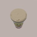 50 Pz Coperchio Carta Bio in Polpa di Bamboo Avana Foro Taglio Croce Dm 90 per BH35/42/55 [bc945092]