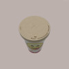 50 Pz Coperchio Carta Bio in Polpa di Bamboo Avana Foro Taglio Croce Dm 90 per BH35/42/55 [bc945092]