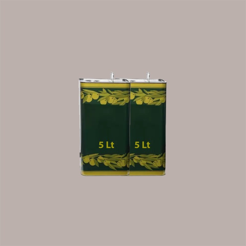 Scatola in Carta Avana Porta 2 Lattine da 5 lt di Olio 25x16x34,5 cm 10 pezzi [969eb94e]