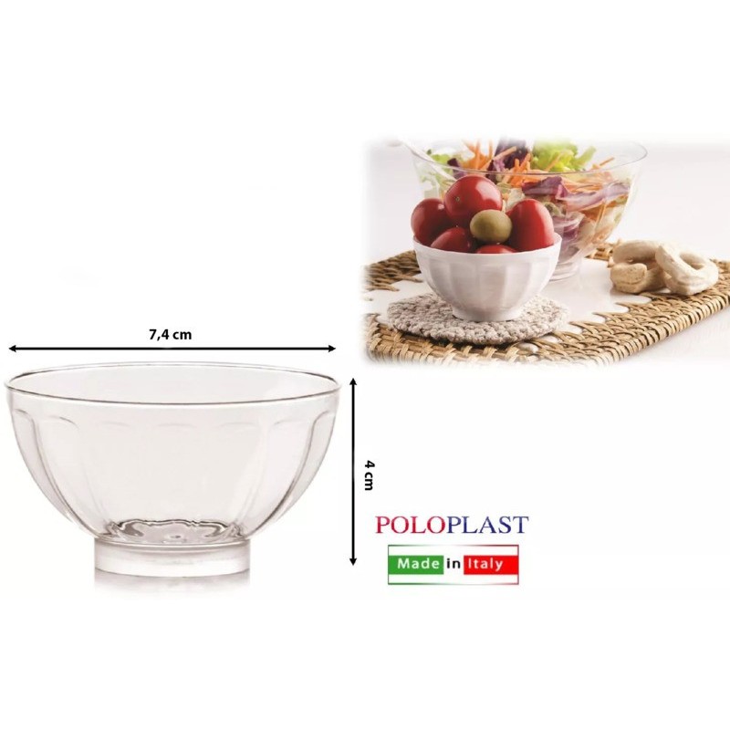 Coppa Sakè PS Trasparente 100cc Monoporzione Finger Food 50 Pz [8a2cdb49]