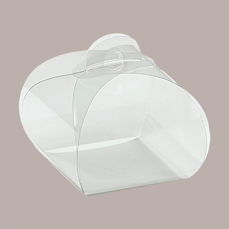 Scatola Valigetta Porta Torta Dessert Tortina Monoporzione Trasparente 12x12H10mm 20 Pezzi [1a8c3459]
